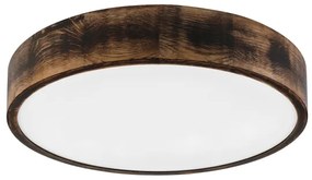 Brilagi - Plafoniera LED CARVALHO SMOKEY LED/36W/230V, finitura in rovere, diam. 47,5 cm