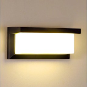 Brilagi - LED RGBW Applique da esterno BRICKY 1xE27/9W/230V nero IP54