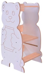 Torre d'apprendimento BEAR bianco/acero