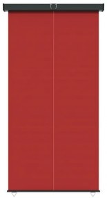 Tenda Laterale per Balcone 170x250 cm Rossa
