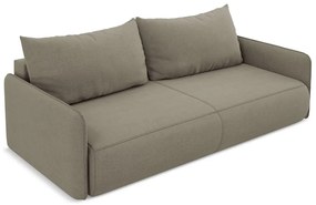 Divano beige allungabile/con contenitore 216 cm Nanea – Makamii