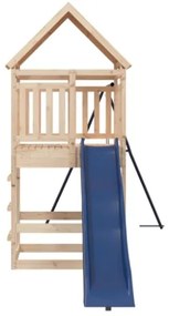 Set da Gioco da Esterno in Legno Massello di Pino