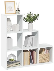Libreria Divisorio 3 Ripiani Bianca 99x29x99 Cm İn Truciolato /