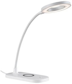 Rabalux 74014 - Lampada da tavolo LED dimmerabile con funzione Touch HARDIN LED/5W/5V bianco