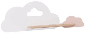 Applique LED per bambini con mensola CLOUD LED/5W/230V bianco/rosa