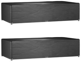 Copri Mobili Giardino 2pz 12 Occhielli 315x160x75cm Rettangolo /