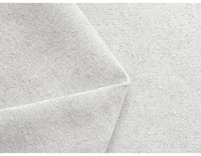 Letto matrimoniale imbottito bianco con contenitore con griglia 180x200 cm Hauke - Makamii