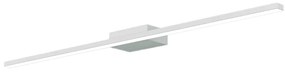 Applique Moderna Line Metallo Bianco Diffusore Acrilico B Led 11,2W Nat 70Cm