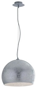 Lampadario Sospensione Paris Class Colore Silver 60W