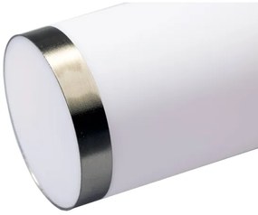 Lampada da parete esterna dimmerabile a LED LIVIA 1xE27/6W/230V IP44, finitura argento