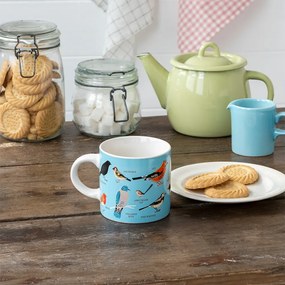 Tazza blu/color crema in ceramica 350 ml Garden Birds – Rex London