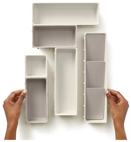 Organizzatori per bagno beige in set da 7 Viva - Joseph Joseph