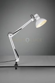 Tajo lampada a morsetto architetto colore bianco h.73,5cm 1 luce at...