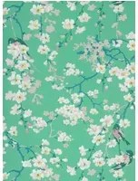 Little Greene Carta da parati Massingberd Blossom - Verditer