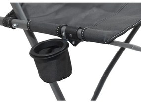 Sedia da campeggio pieghevole grigio