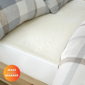 Lenzuolo in micropile crema 150x200 cm - Catherine Lansfield