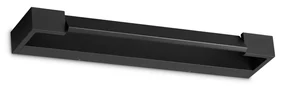 Applique Da Parete Contemporanea Balance Alluminio Nero Led 12W 3000K Ip20