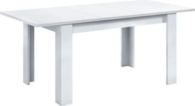 Tavolo Allungabile Da Pranzo Rettangolare 140-190x90 cm Kendra Bianco Artik Opaco