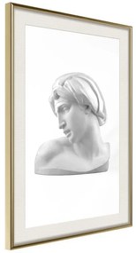 Poster  The Famous Artist  Cornice Quadri Cornice d'oro con passe-partout, Larghezza x Altezza Home decor 20x30