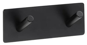 Gancio 11,5x4,5 cm acciaio inox/nero