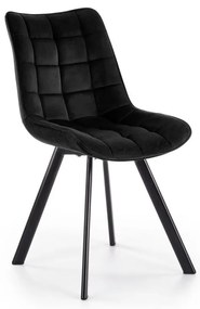 Sedia da pranzo COMORO, 1 pz, nera