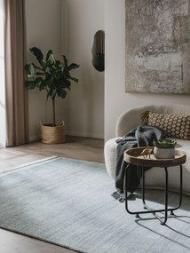 benuta Pure Tappeto realizzato con materiale riciclato Jade Turchese 120x170 cm - Tappeto design moderno soggiorno
