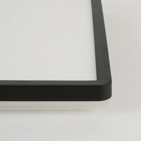 Brilagi - Lampada LED da bagno ULTRA SLIM LED/24W/230V 42x42 cm nero IP54