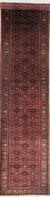 Hosseinabad Tappeto 90 x 420 Rosso (Iran) Annodato A Mano