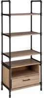 Scaffale libreria 74x185x42 cm Siam