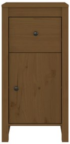 Credenze 2 pz Miele 40x35x80 cm in Legno Massello di Pino