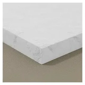 Piatto doccia filo pavimento Karen 80x160 in resina bianco pietra