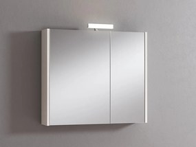 Pensile con luce Akira larice L 80 x H 70 x P 15.5 cm