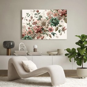 Quadro su tela – Fiori delicati in tonalità pastello