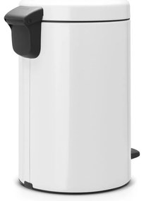 Bidone in acciaio bianco 12 l NewIcon - Brabantia