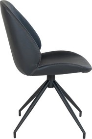 Sedie da pranzo nere in un set di 2 Monte - House Nordic