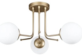 Lampada da soffitto di colore oro, altezza 34 cm Star - Squid Lighting