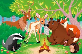 Carta da parati – Orso e i suoi Amici
