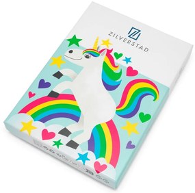 Posate per bambini in acciaio inox argento 4 pezzi Unicorn - Zilverstad