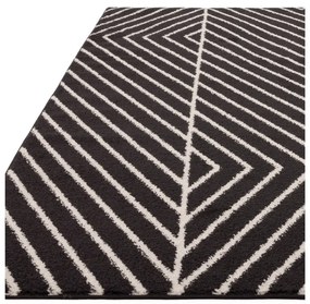 Tappeto bianco e nero 80x150 cm Muse - Asiatic Carpets