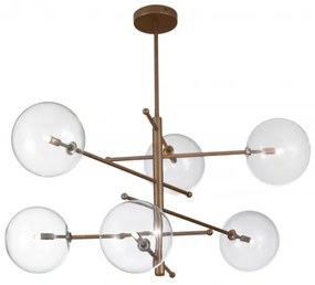 Metal Lux -  Estro SP 6L  - Lampada a sospensione vintage a sei luci