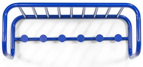 Attaccapanni da parete blu in metallo con scaffale 72 cm Retro – Spinder Design