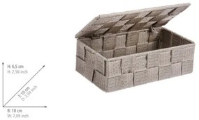 WENKO 22572100 - Organizzatore ADRIA 18x10 cm beige