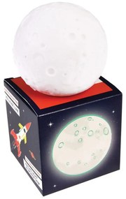 Lampada per bambini bianca Moon Planet - Rex London