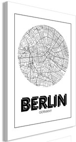 Quadro Retro Berlin (1 Part) Vertical