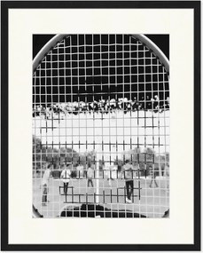 Foto incorniciata Behind the Racket, varie misure