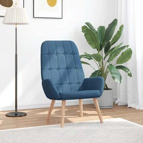 Sedia Relax Blu İn Tessuto /