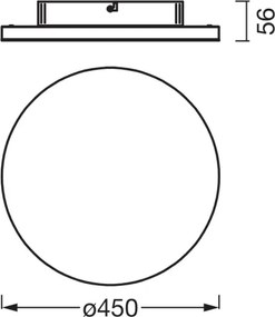Osram - Pannello LED a superficie PLANON LED/28W/230V 3000K Ø 45 cm bianco