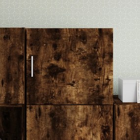 Mobile A Parete Rovere Fumo 45x42,5x40 Cm İn Legno Multistrato /