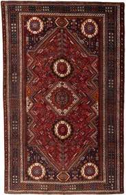 Shiraz Tappeto 180 x 290 Rosso (Iran) Annodato A Mano