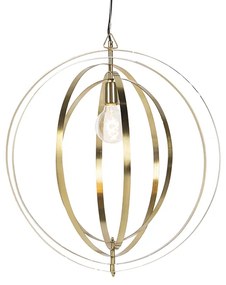 Lampada a sospensione vintage in ottone - Rings